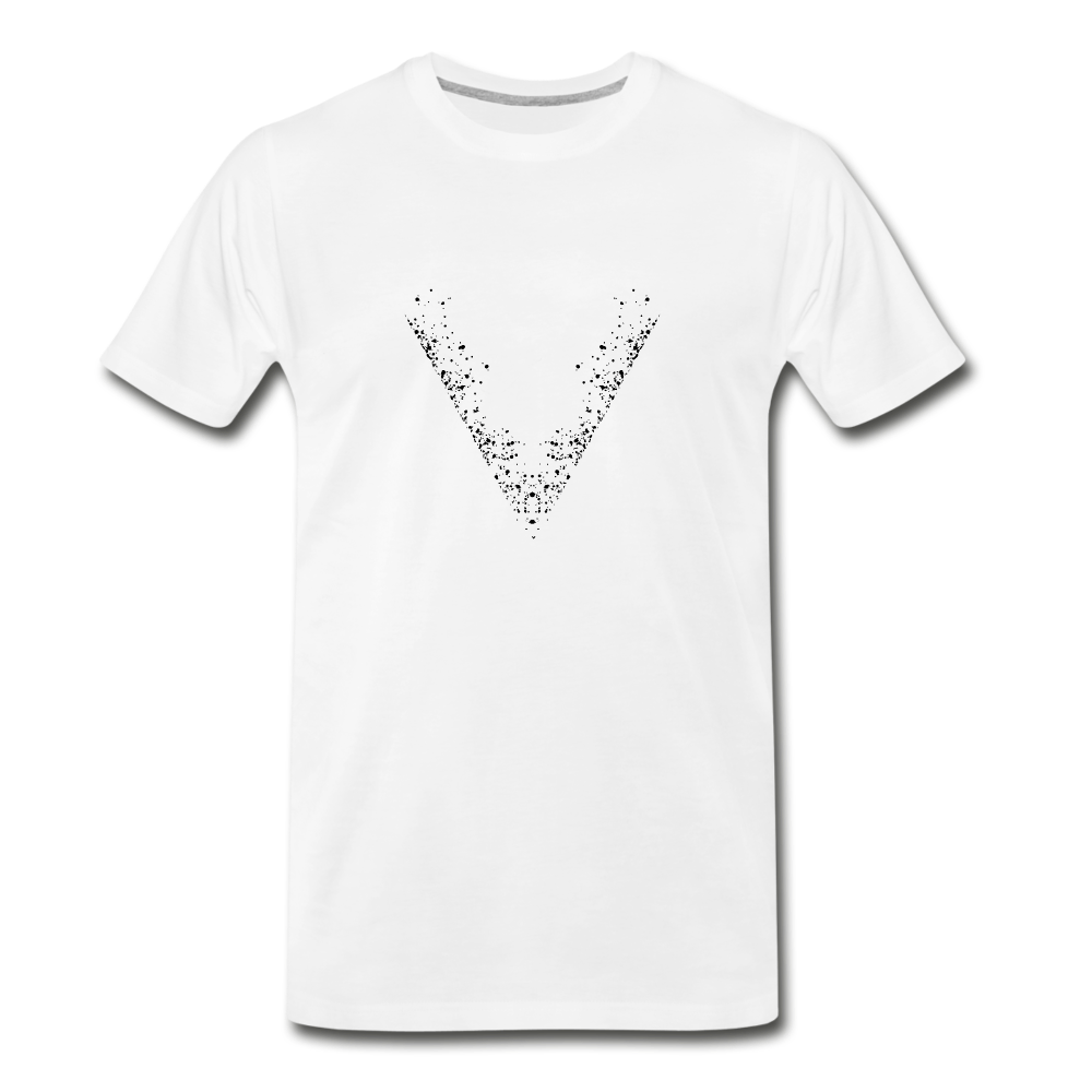 T-Shirt Organic V - white