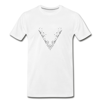 T-Shirt Organic V - white